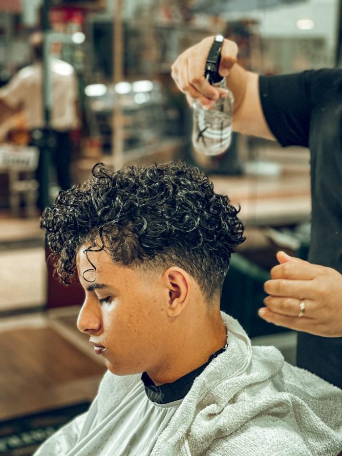 Finalização de corte cacheado